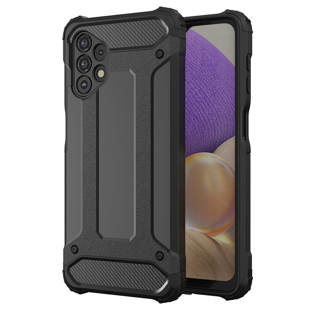 Hybrid Armor Case Kova kestävä suojus Samsung Galaxy A73 musta