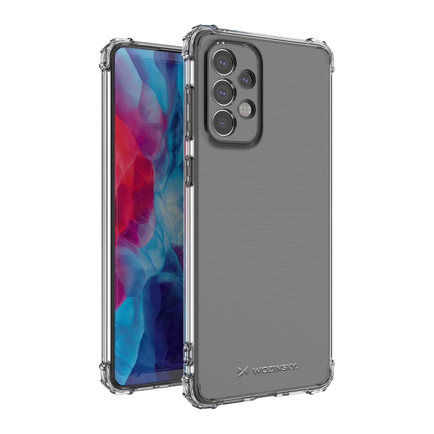 Wozinsky Anti Shock panssaroitu kotelo Samsung Galaxy A73 läpinäkyvälle Galaxy A73:lle