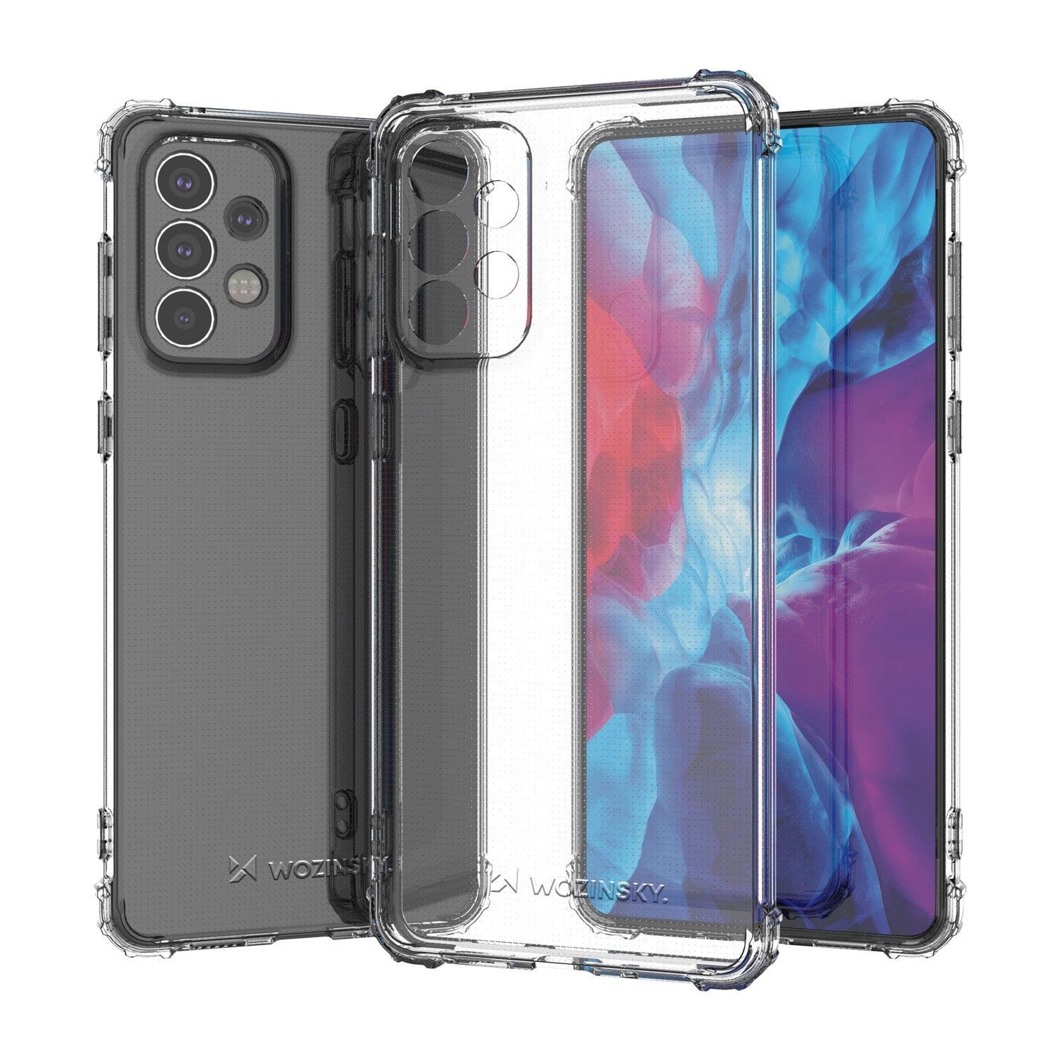 Wozinsky Anti Shock panssaroitu kotelo Samsung Galaxy A73 läpinäkyvälle Galaxy A73:lle