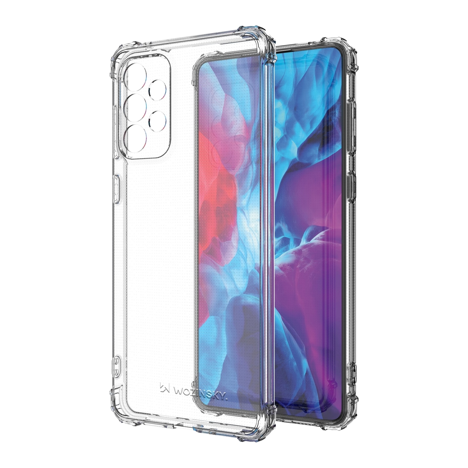 Wozinsky Anti Shock panssaroitu kotelo Samsung Galaxy A73 läpinäkyvälle Galaxy A73:lle