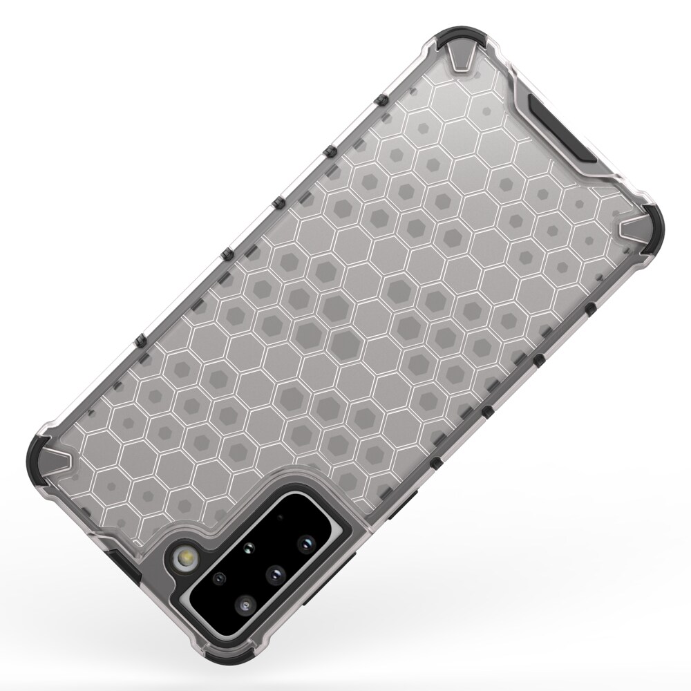 Honeycomb tapauksessa panssaroitu kansi geelirunko Samsung Galaxy S22 + (S22 Plus) musta
