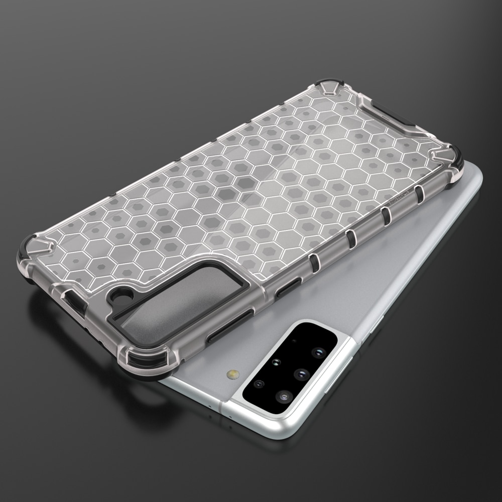 Honeycomb tapauksessa panssaroitu kansi geelirunko Samsung Galaxy S22 + (S22 Plus) sininen