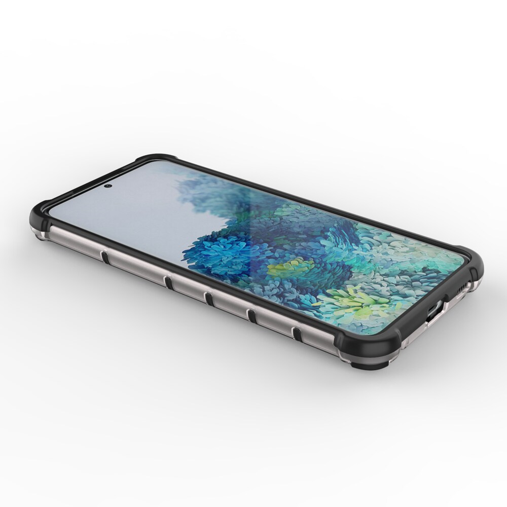 Honeycomb tapauksessa panssaroitu kansi geelirunko Samsung Galaxy S22 + (S22 Plus) läpinäkyvästä