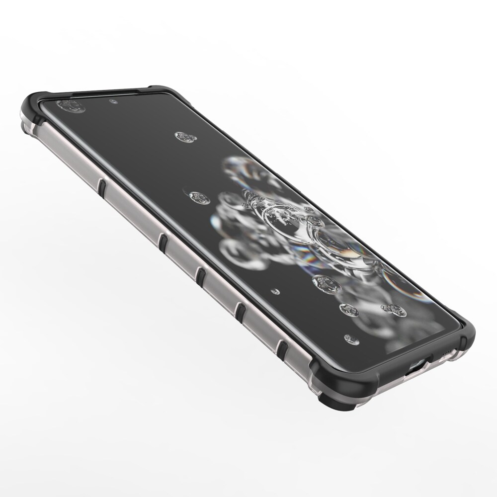 Honeycomb tapauksessa panssaroitu kansi geelirunko Samsung Galaxy S22 Ultra sininen
