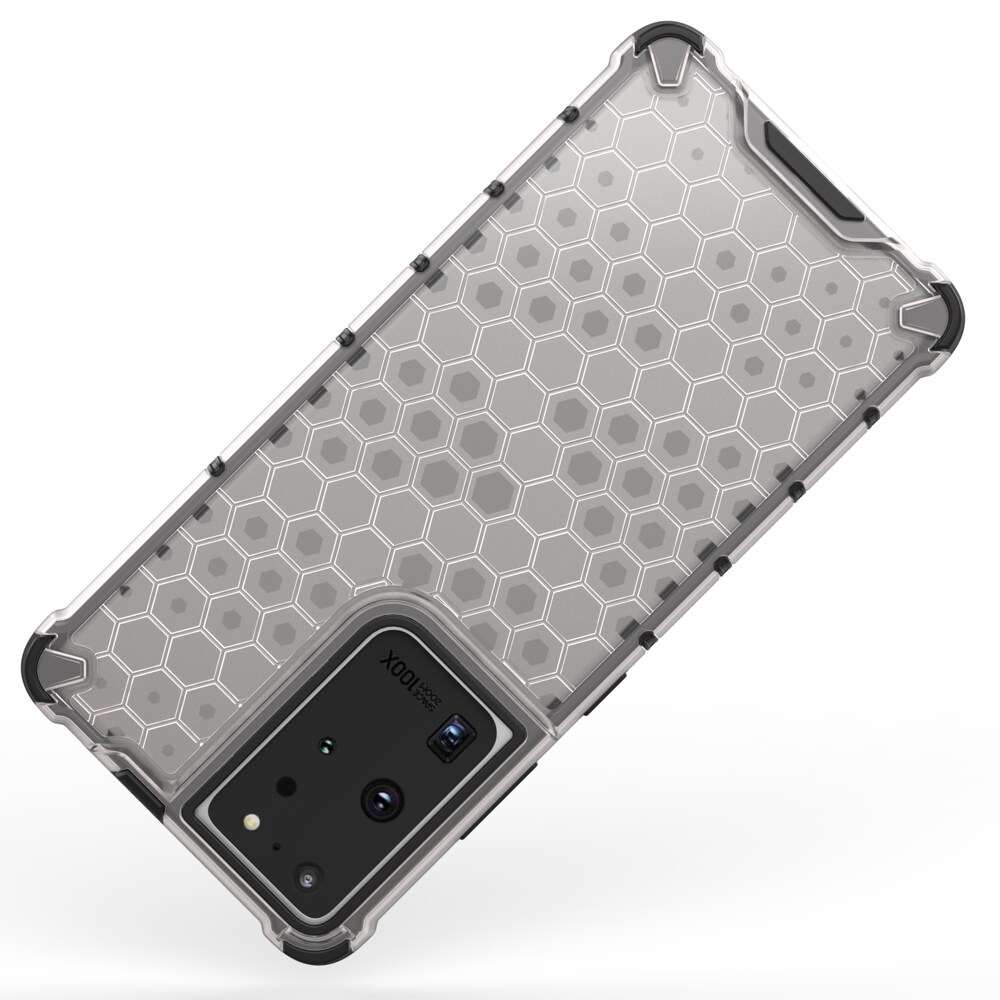 Honeycomb tapauksessa panssaroitu kansi geelirunko Samsung Galaxy S22 Ultra sininen