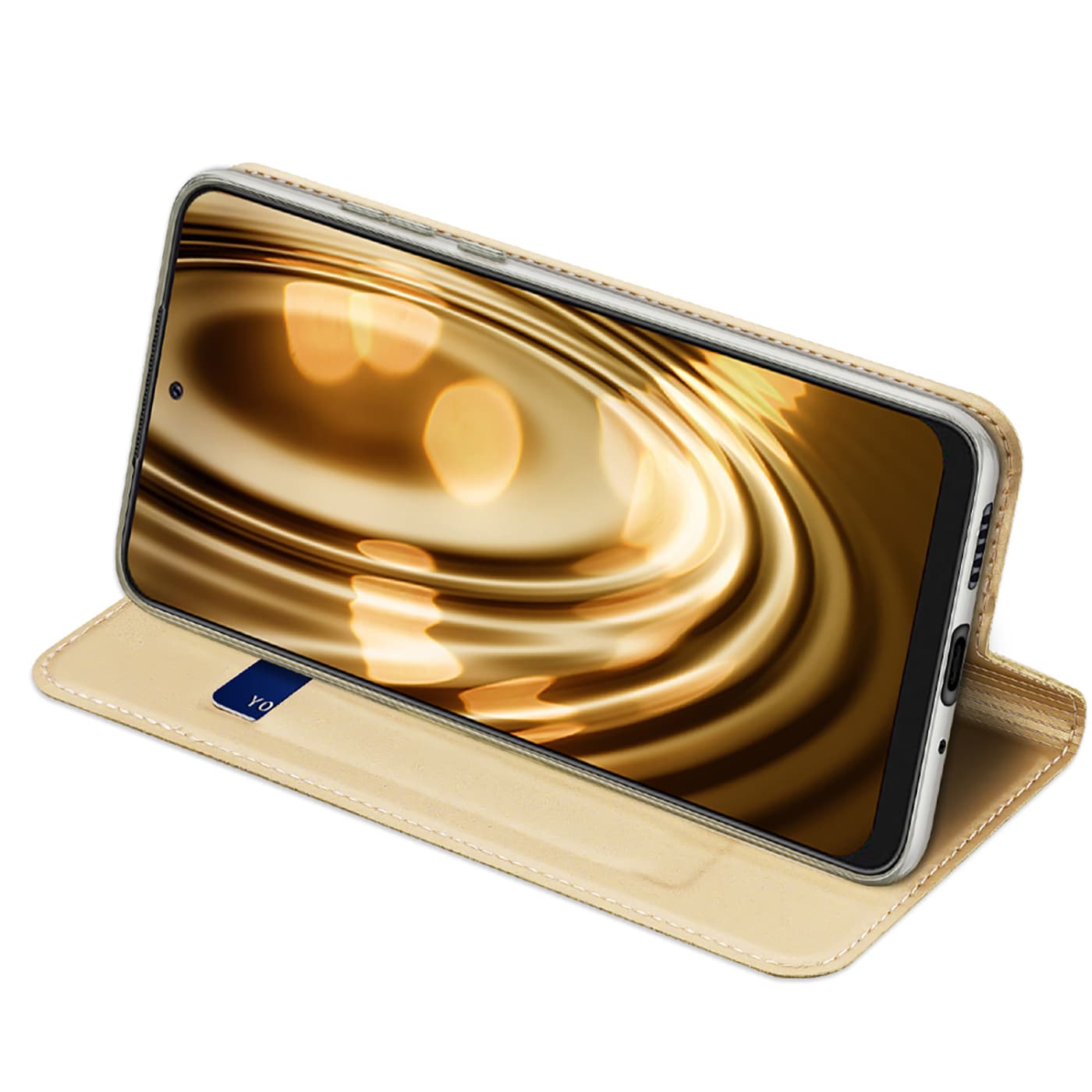Dux Ducis Skin Pro Holster Cover -suojakotelo Flip Cover -suojus Samsung Galaxy A73 kultainen