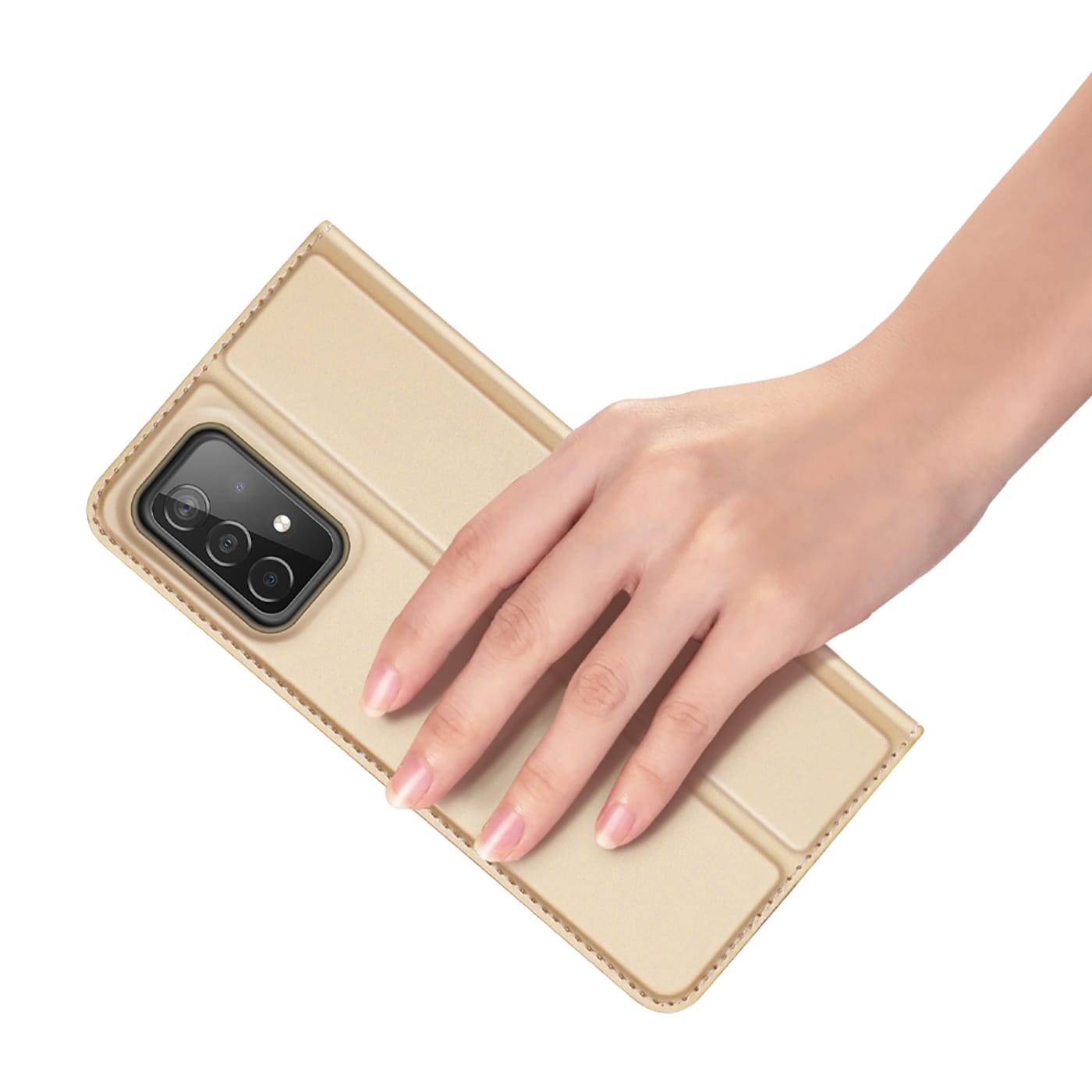 Dux Ducis Skin Pro Holster Cover -suojakotelo Flip Cover -suojus Samsung Galaxy A73 kultainen
