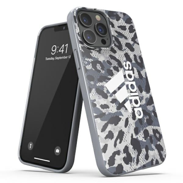 Adidas OR SnapCase Leopard Case for iPhone 13 Pro Max - harmaa - harmaa