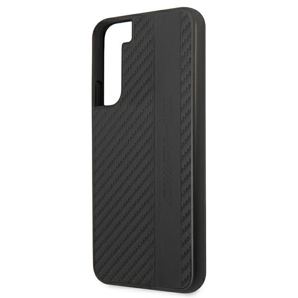 AMG Carbon Stripe&Embossed Kotelo Samsung Galaxy S22+ - musta