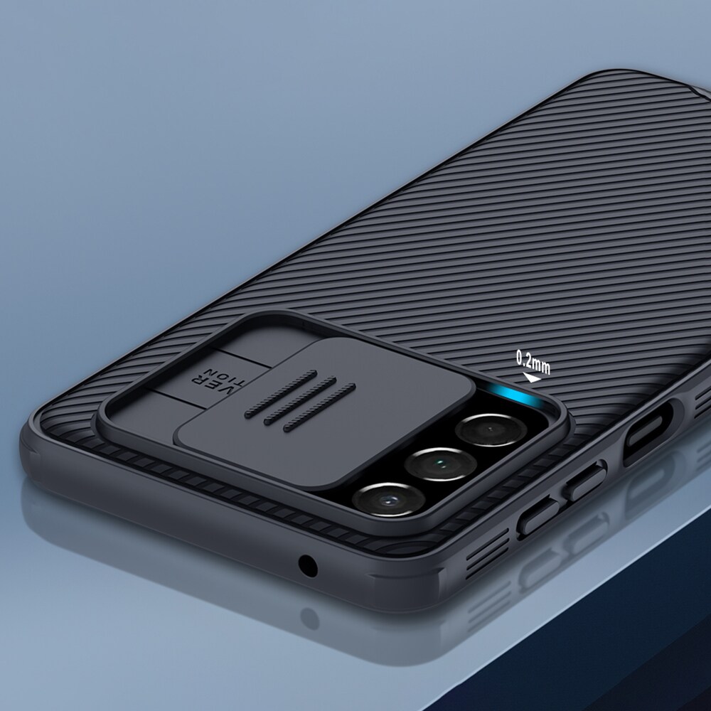 Nillkin CamShield Pro Case panssaroitu asia kansi kameran suojus Samsung Galaxy A73 sininen