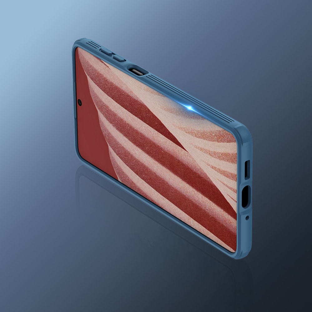 Nillkin CamShield Pro Case panssaroitu asia kansi kameran suojus Samsung Galaxy A73 sininen