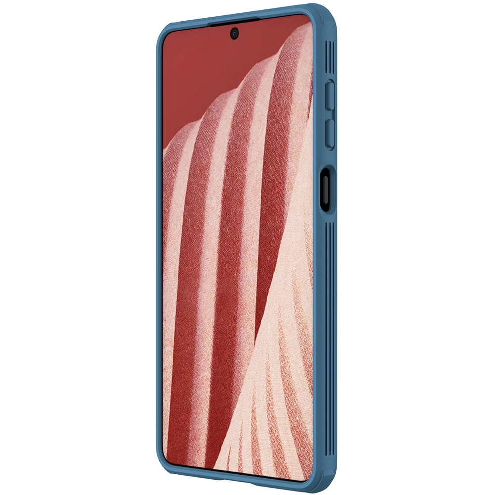 Nillkin CamShield Pro Case panssaroitu asia kansi kameran suojus Samsung Galaxy A73 sininen