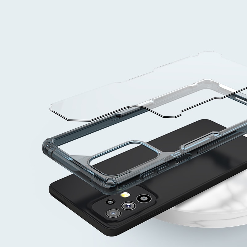 Nillkin Nature Pro tapauksessa Samsung Galaxy A73 panssaroitu kansi läpinäkyvä kansi