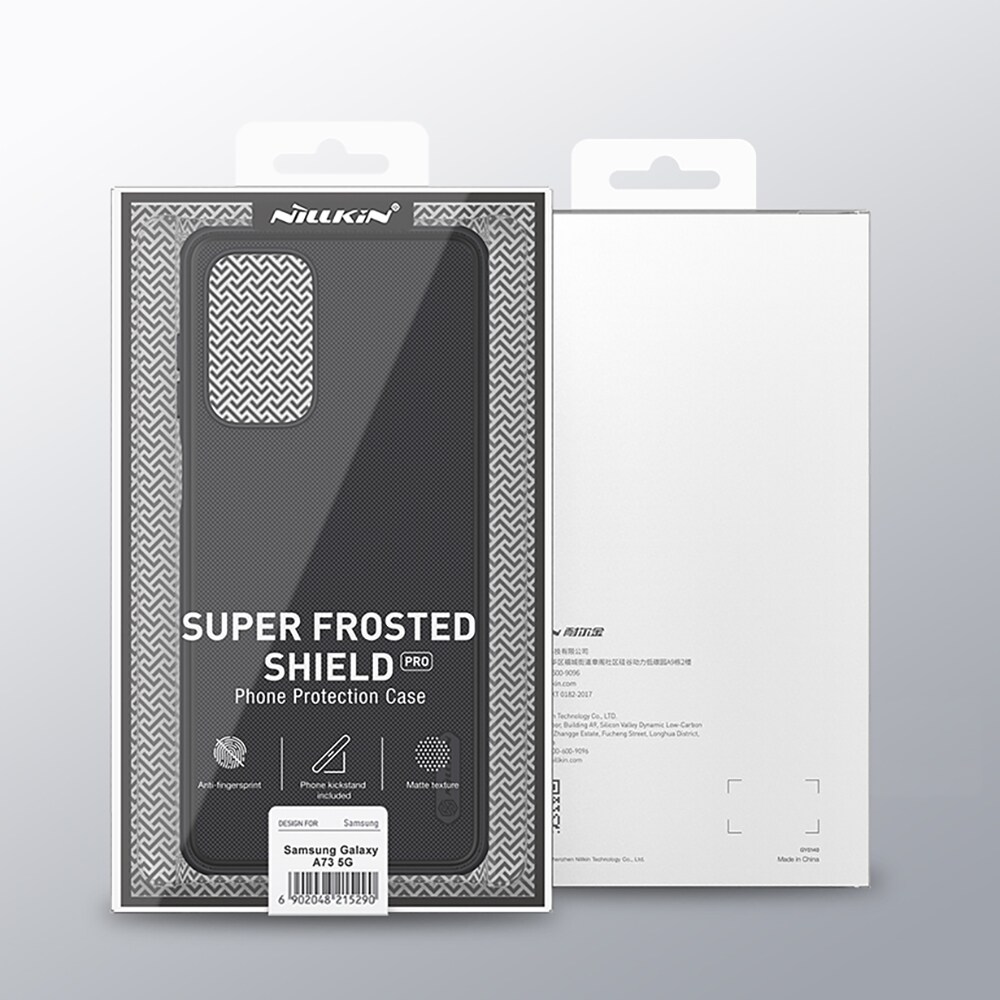 Nillkin Super Frosted Shield Pro kestävä kotelo suojus Samsung Galaxy A73 musta