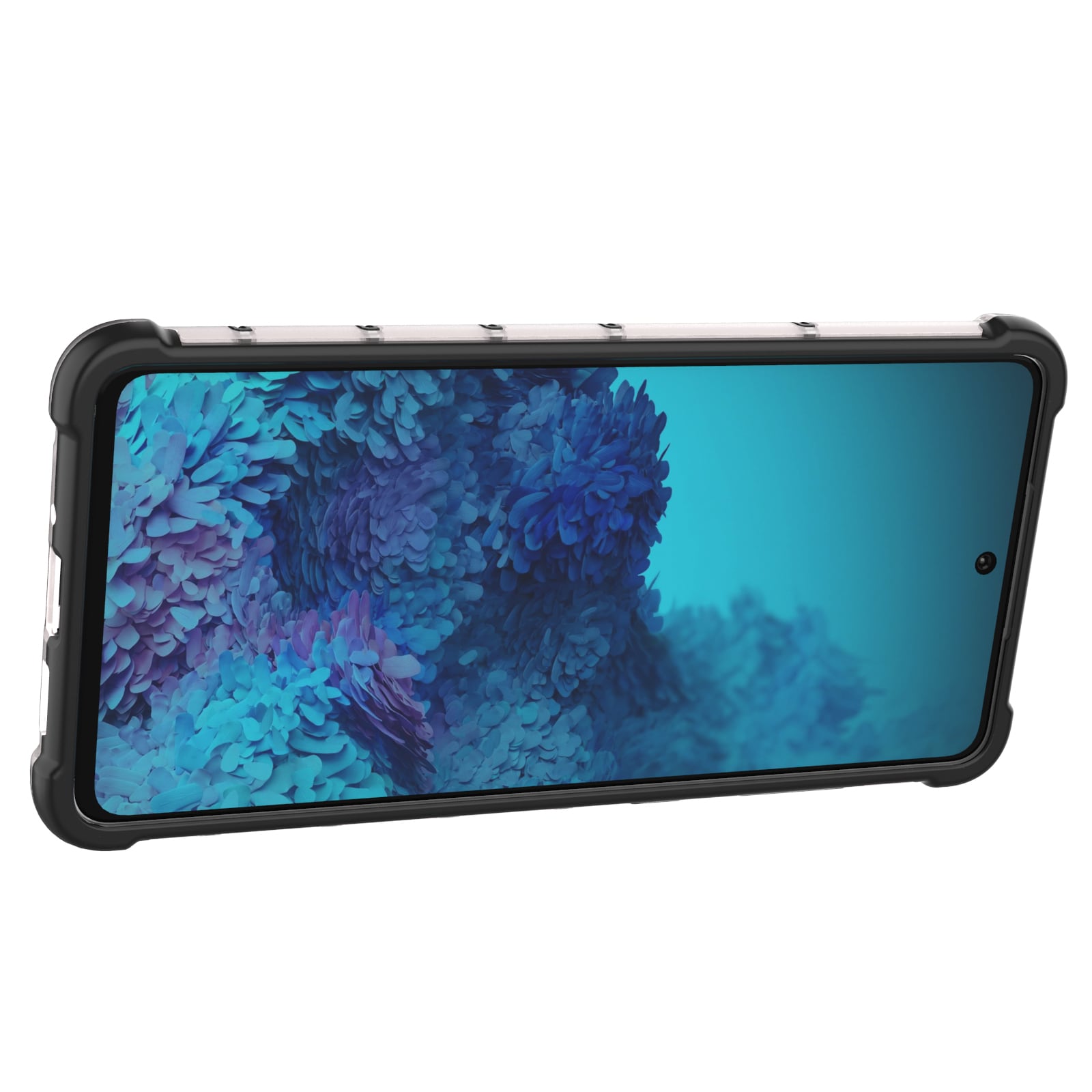 Honeycomb tapauksessa panssaroitu kansi geelirunko Samsung Galaxy A73 musta
