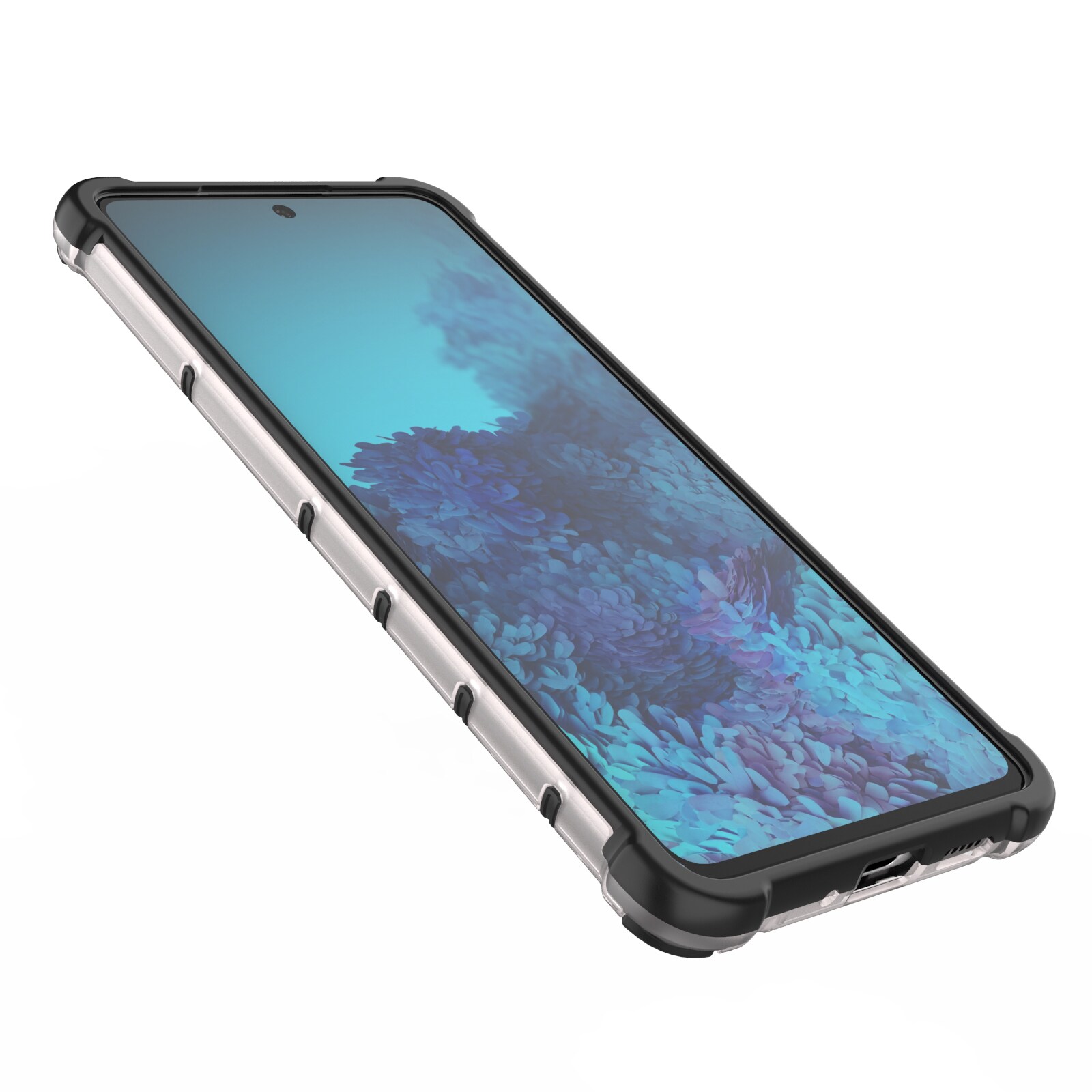 Honeycomb tapauksessa panssaroitu kansi geelirunko Samsung Galaxy A73 läpinäkyvää varten