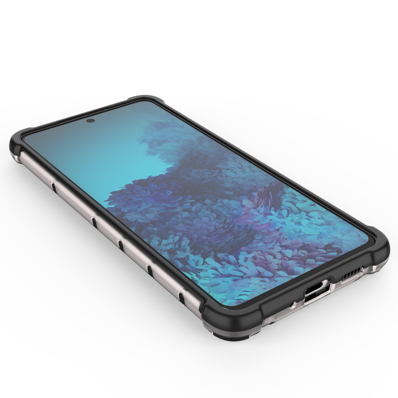 Honeycomb tapauksessa panssaroitu kansi geelirunko Samsung Galaxy A73 läpinäkyvää varten