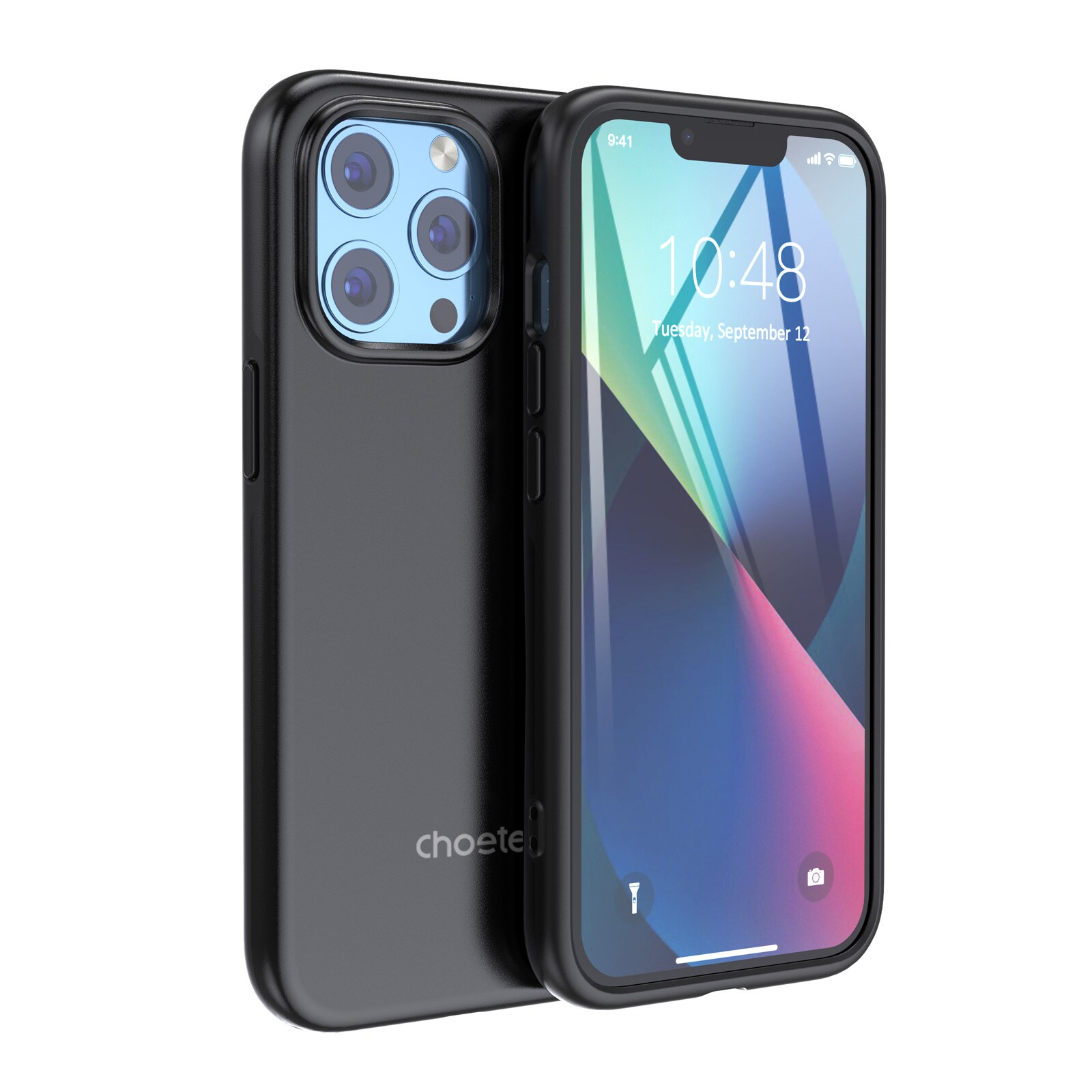 Choetech MFM Anti-drop tapauksessa Made For MagSafe varten iPhone 13 Pro musta (PC0113-MFM-BK)