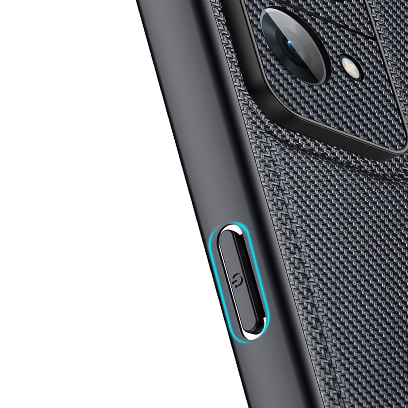 Dux Ducis Fino kotelo kansi päällystetty nylon materiaalia Oppo Reno7 Pro 5G musta