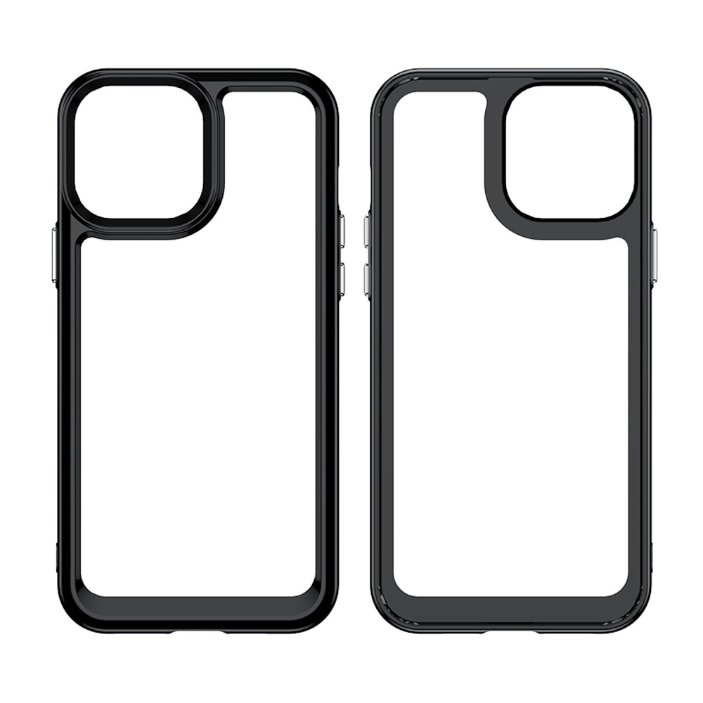 Outer Space Kotelo iPhone 12 Pro Max kova kansi geelikehyksellä sininen