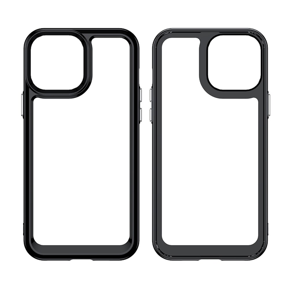 Outer Space Case Kotelo iPhone 12 Pro Max Kova kansi geelirunko punainen