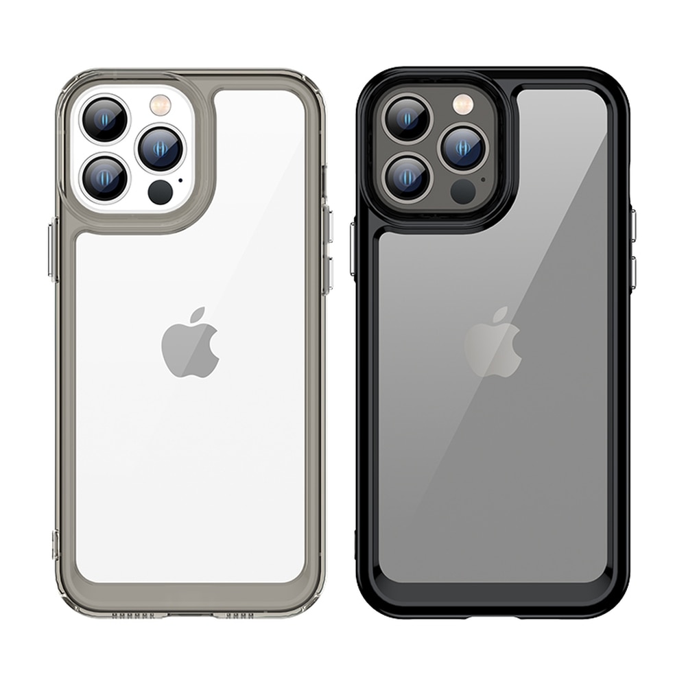Outer Space Case Kotelo iPhone 12 Pro Max Kova kansi geelirunko punainen