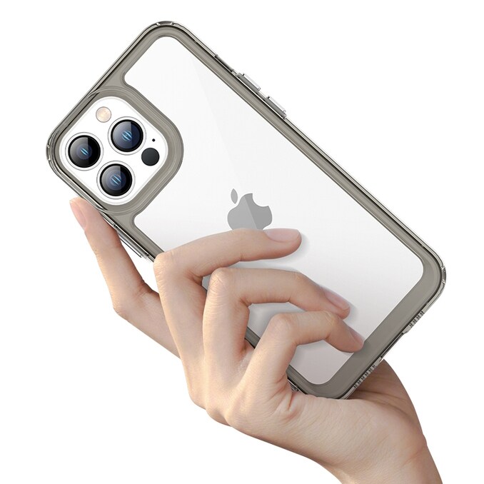 Outer Space Case Kotelo iPhone 12 Pro Max Kova kansi geelirunko punainen