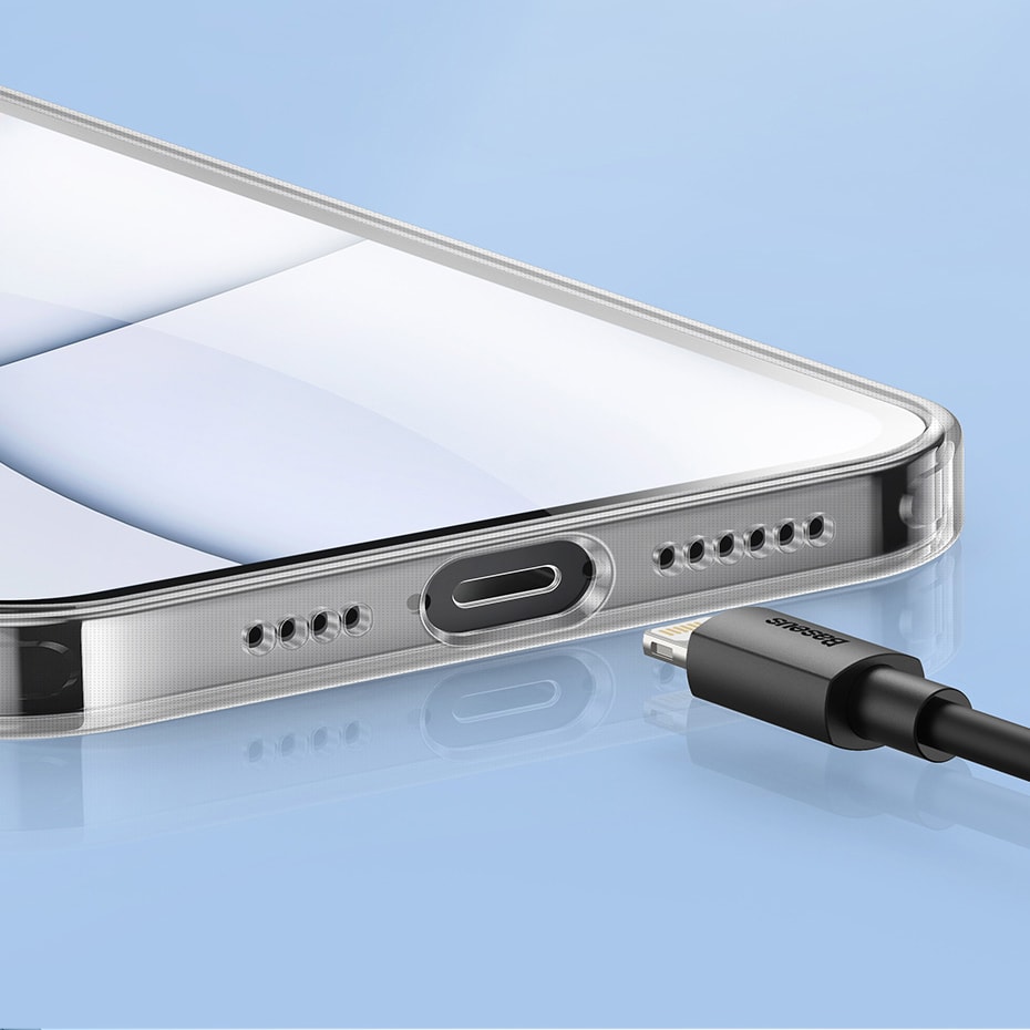 Baseus Himmeä lasi kotelo kansi iPhone 13 Pro Max Kova kansi geelikehyksellä läpinäkyvä (ARWS000802)