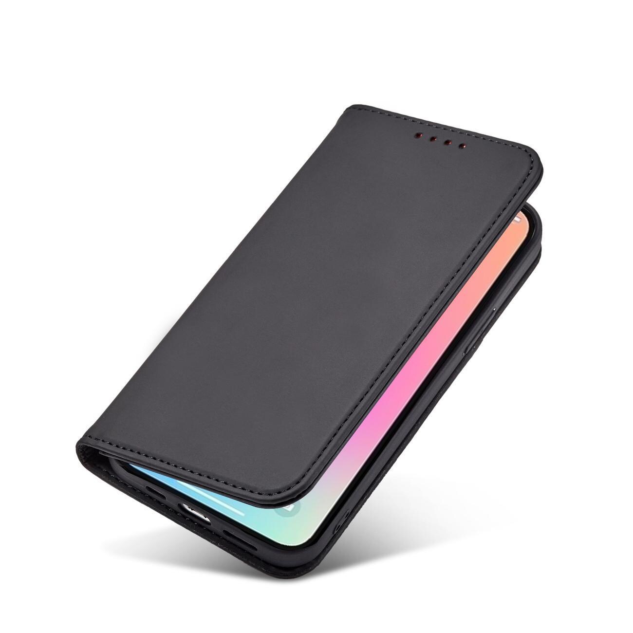 Magnet Korttikotelo iPhone 13 Pro Max Korttikotelo Kortti Lompakko Kortinhaltija Musta