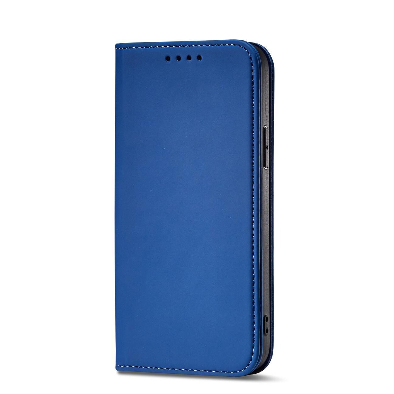 Magnet Korttikotelo iPhone 13 Pro Max Korttikotelo Kortti lompakko Kortinhaltija Sininen