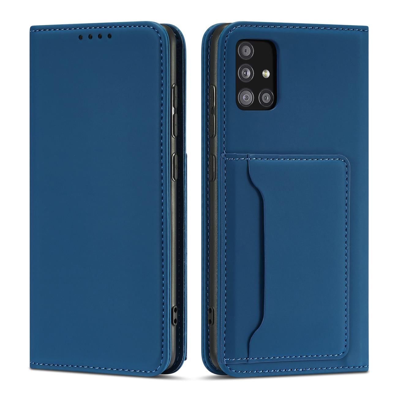 Magnet Korttikotelo Xiaomi Redmi Note 11 Pro pussi kortti lompakko kortinhaltija sininen