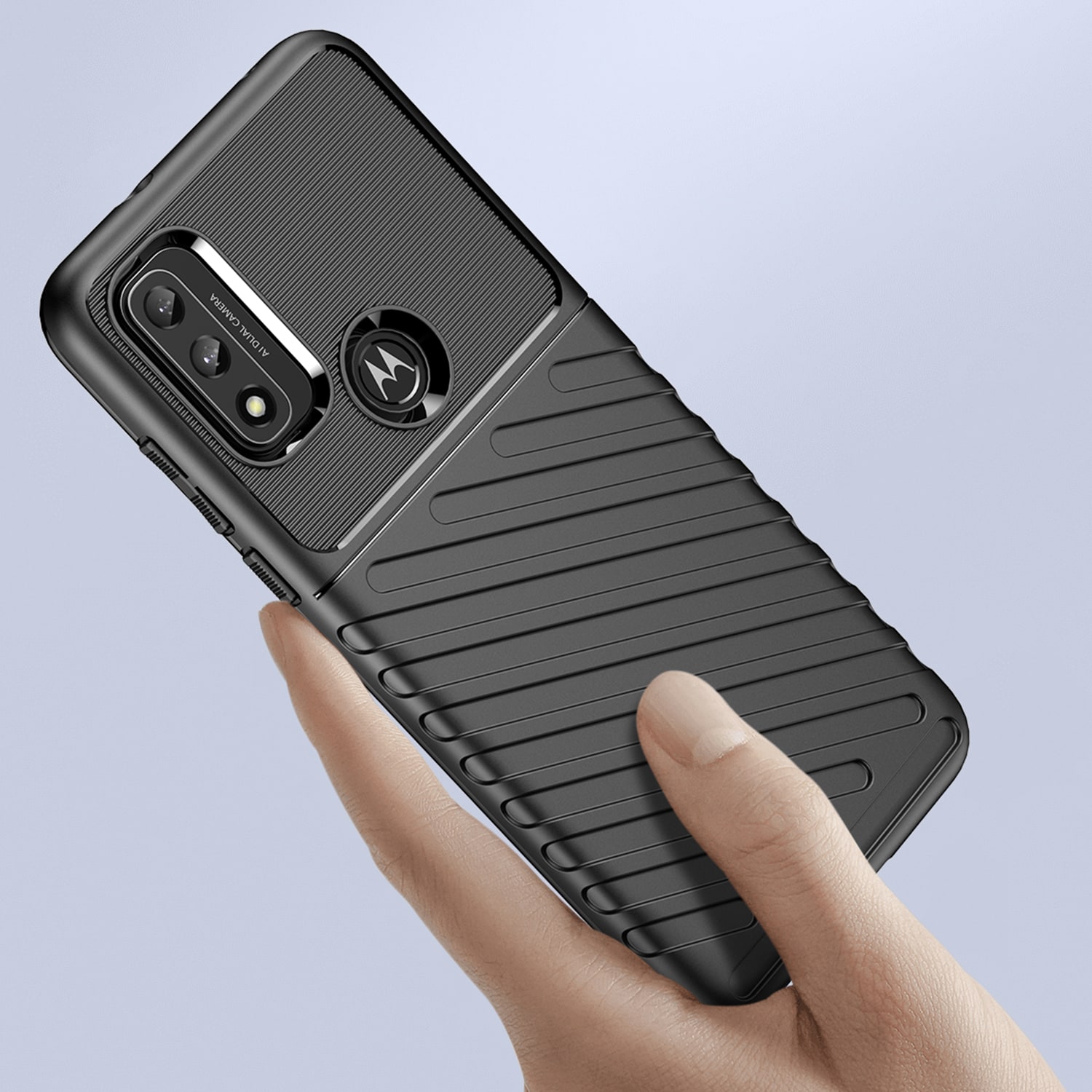 Thunder Case joustava panssaroitu suojus Motorola Moto G Play 2022 musta