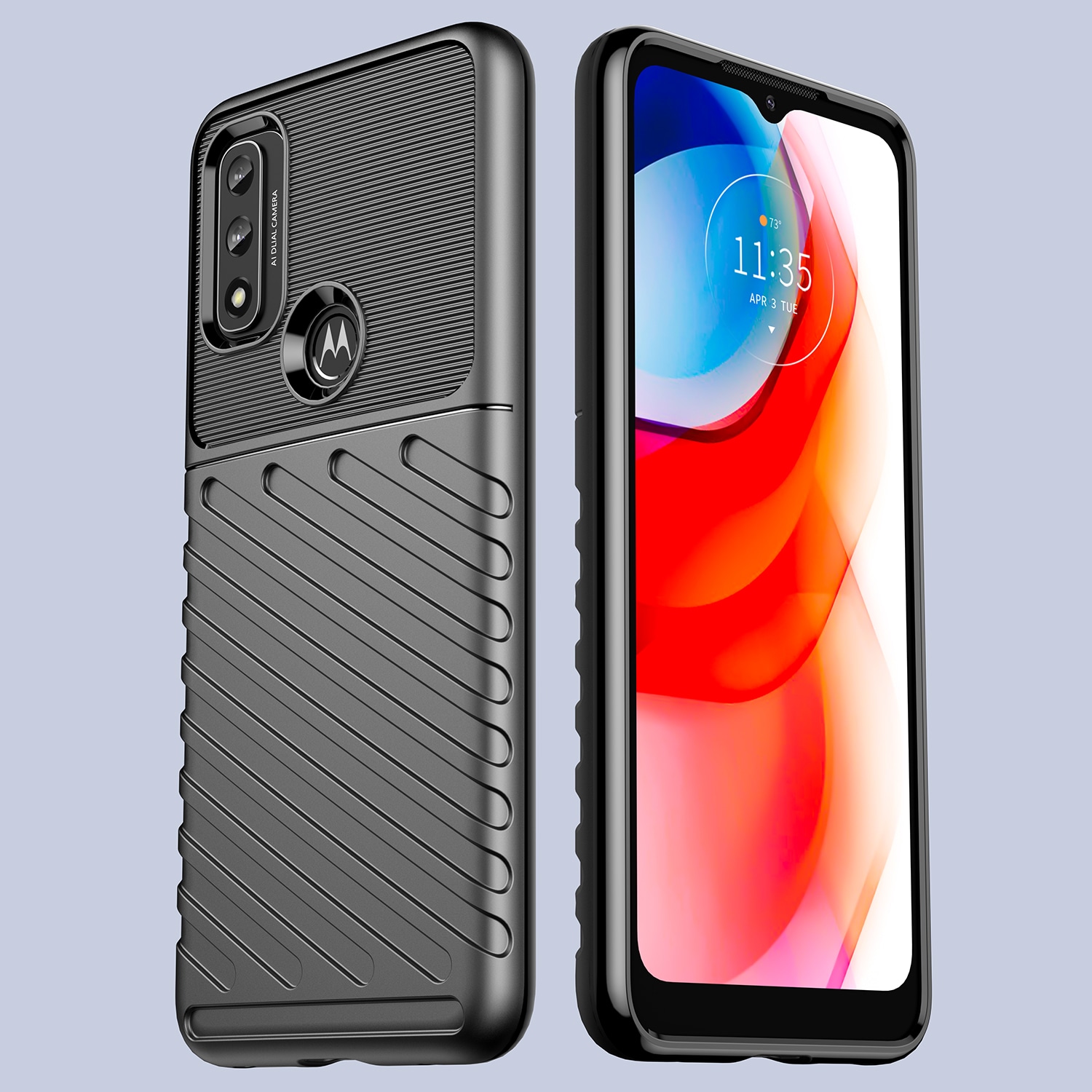 Thunder Case joustava panssaroitu suojus Motorola Moto G Play 2022 musta