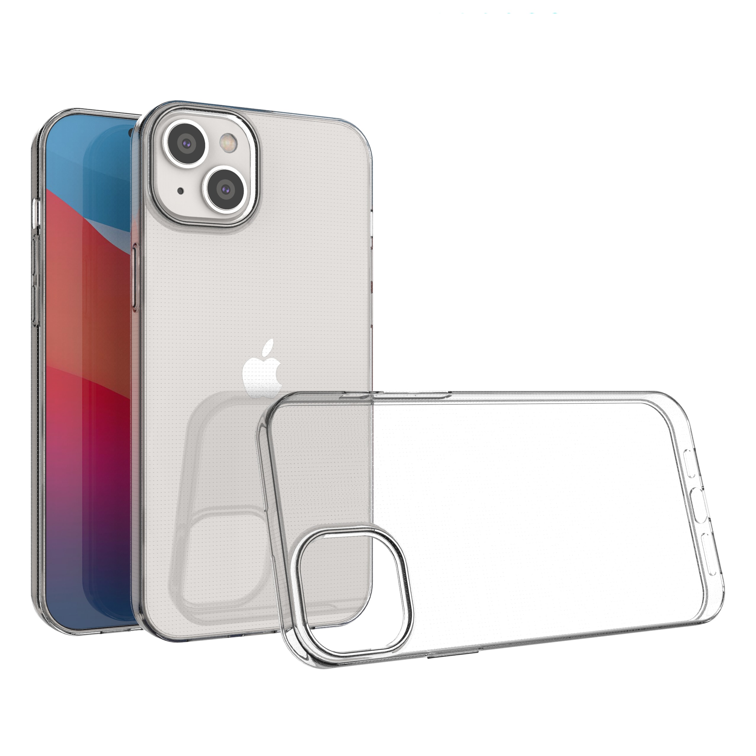 Geelikotelon suojus Ultra Clear 0.5mm iPhone 14 Max läpinäkyvästä syystä