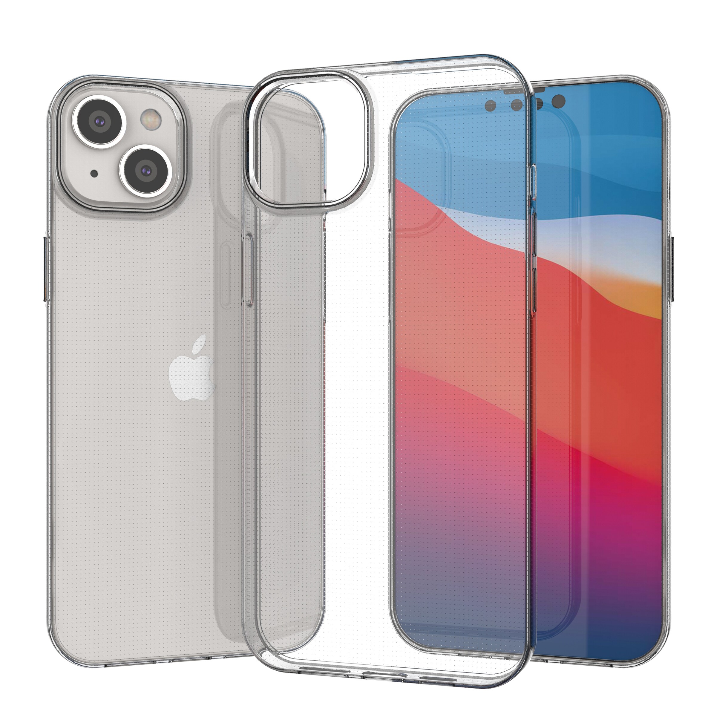 Geelikotelon suojus Ultra Clear 0.5mm iPhone 14 Max läpinäkyvästä syystä