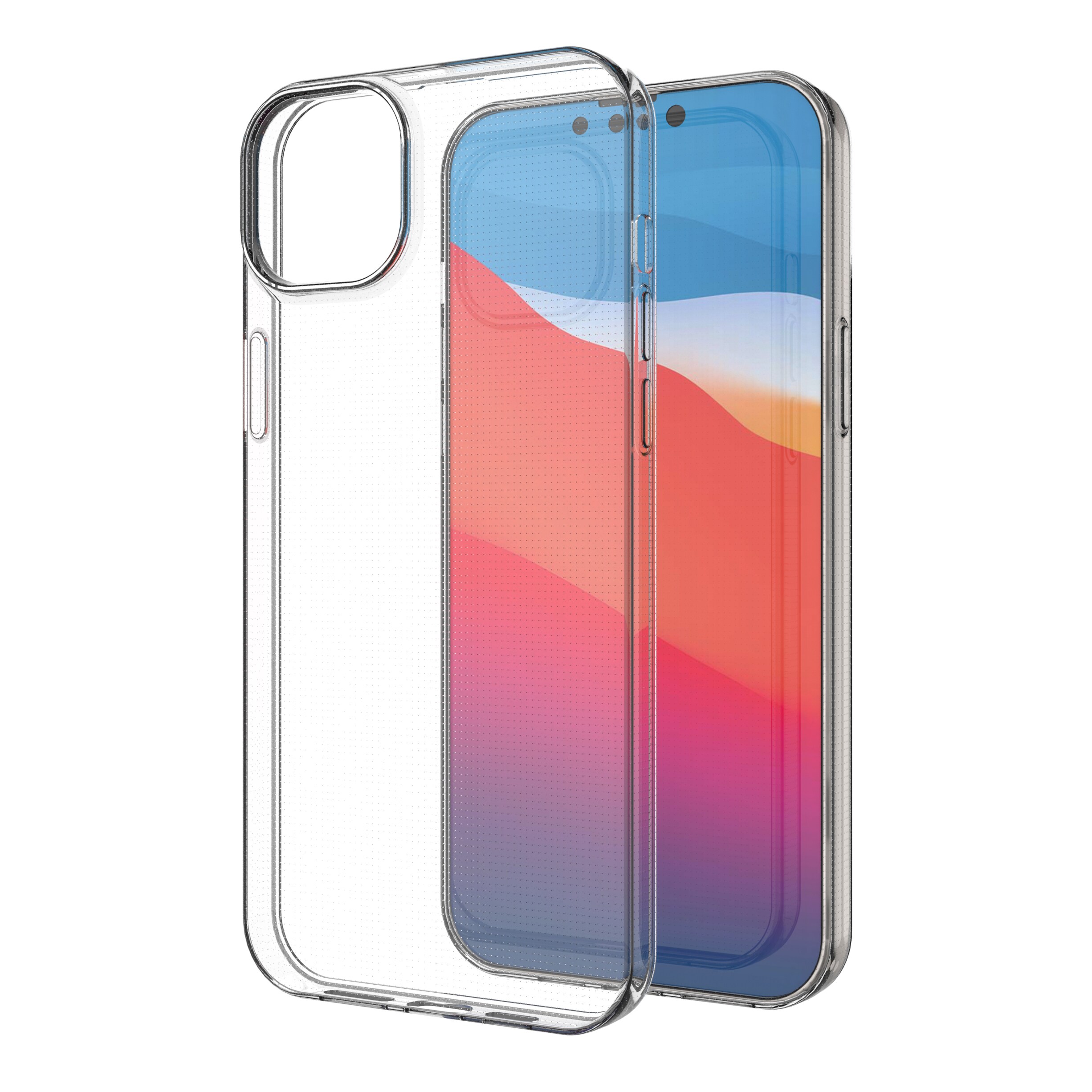 Geelikotelon suojus Ultra Clear 0.5mm iPhone 14 Max läpinäkyvästä syystä