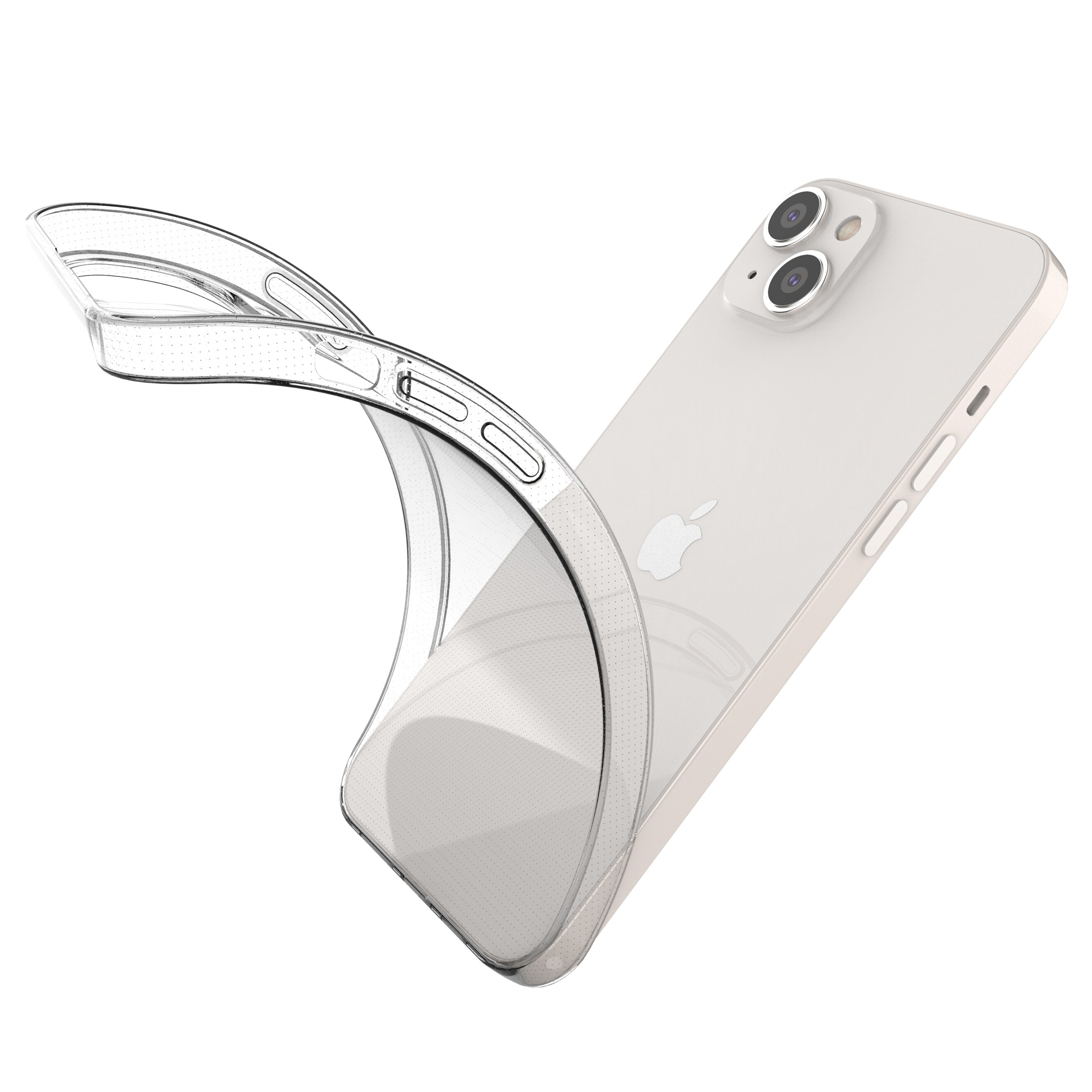 Geelikotelon suojus Ultra Clear 0.5mm iPhone 14 Max läpinäkyvästä syystä