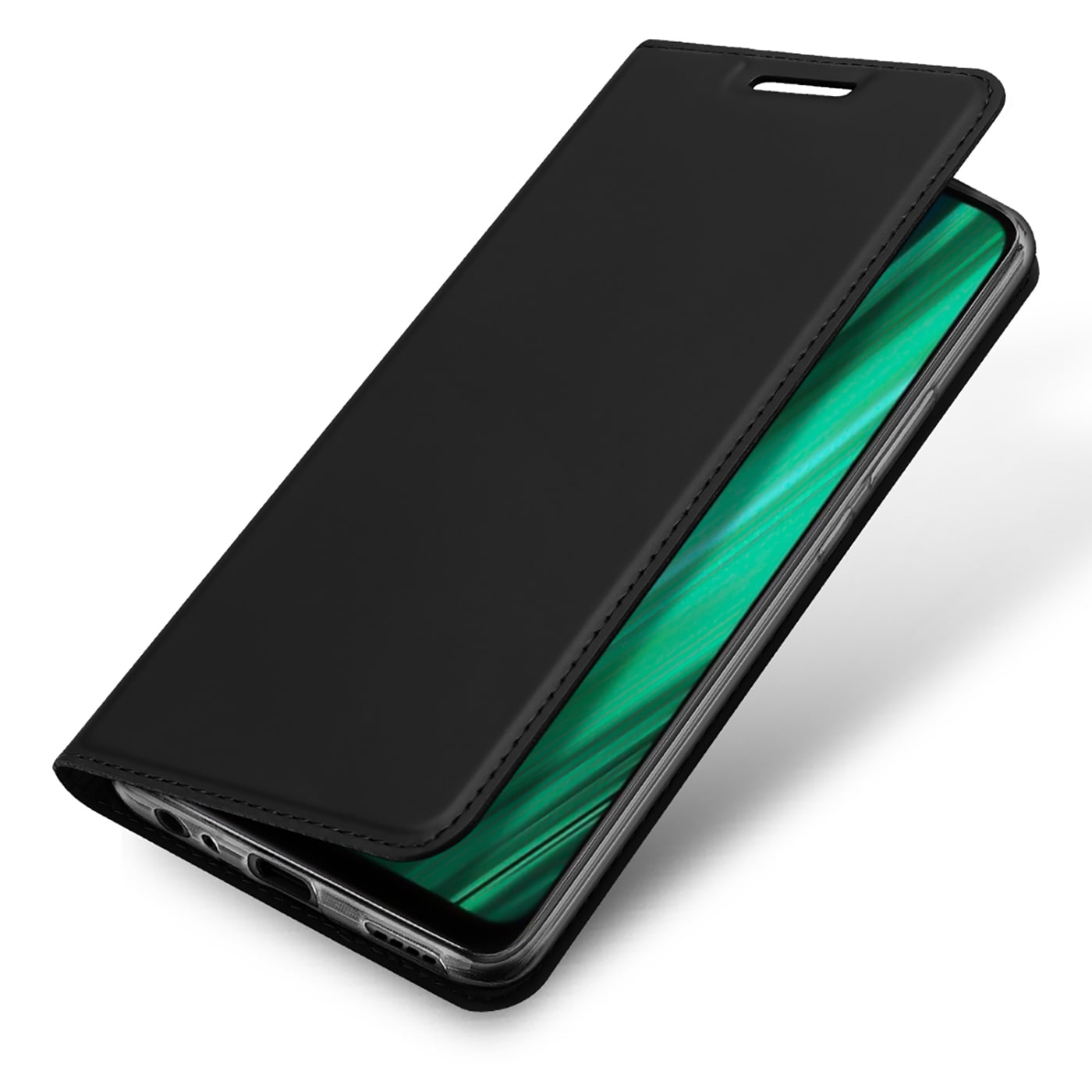 Dux Ducis Skin Pro Holsterin suojus läpällä Realme Narzo 50A musta