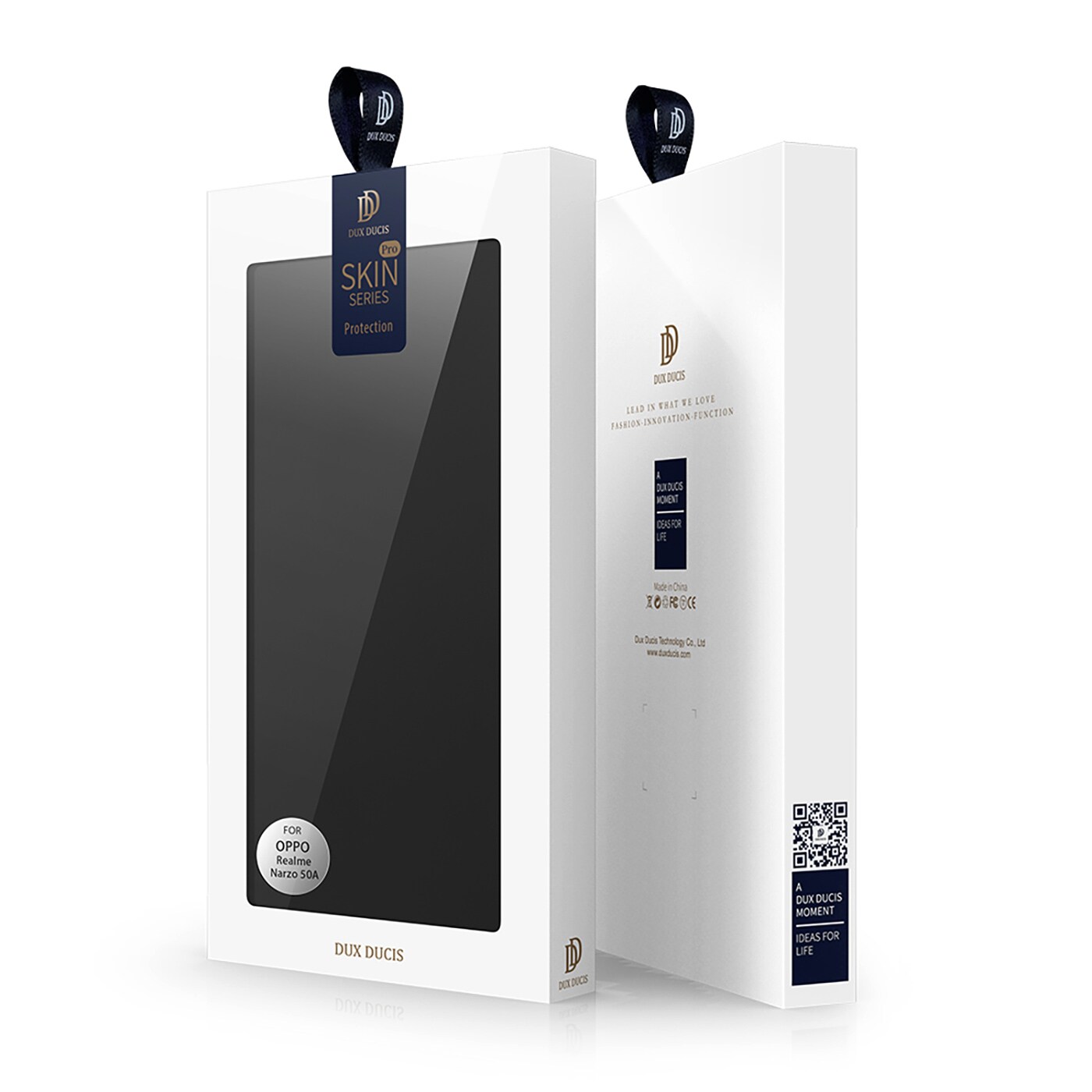 Dux Ducis Skin Pro Holsterin suojus läpällä Realme Narzo 50A musta