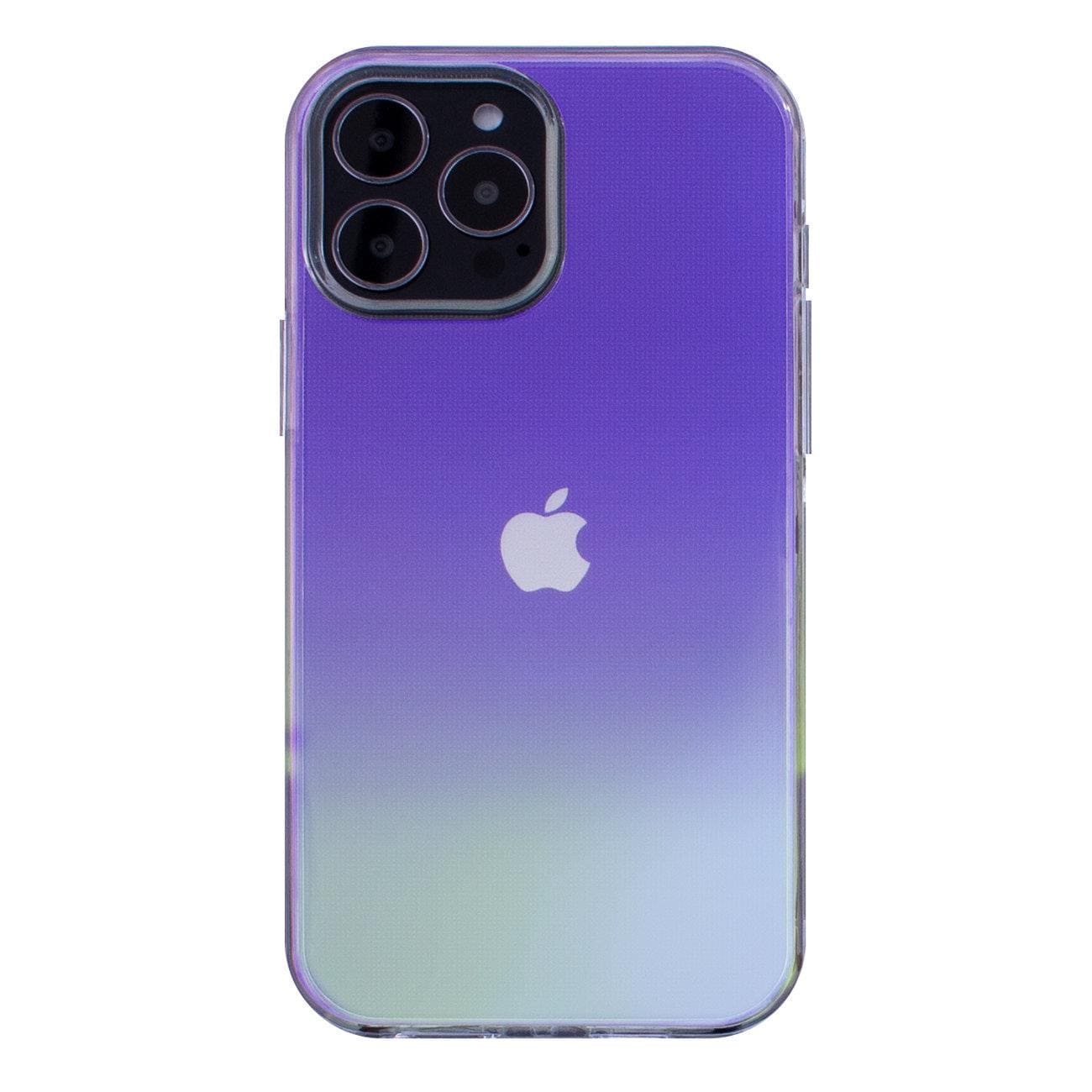 Aurora Kotelo Kotelo iPhone 12 Pro Max Neon Gel Cover Violetti