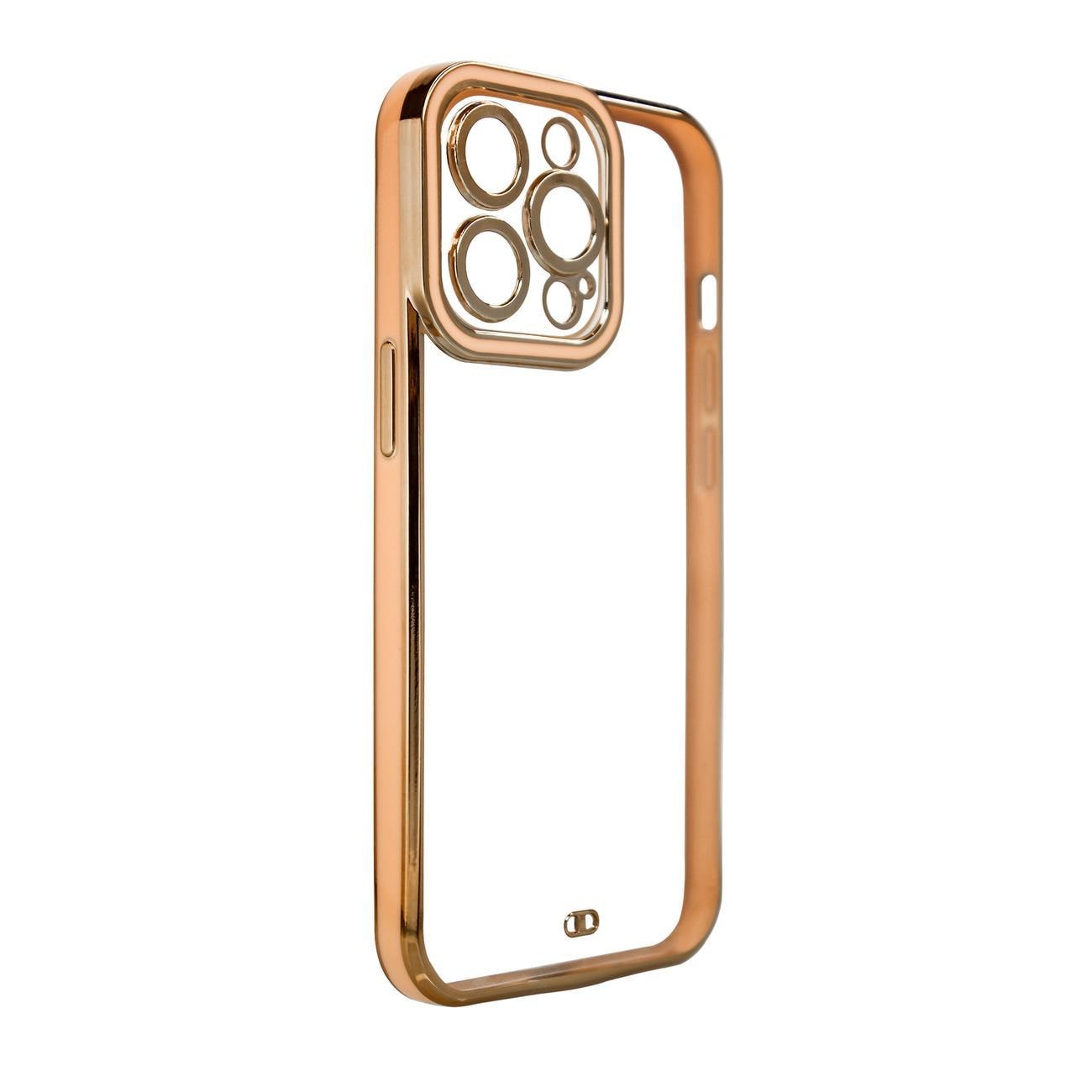 Muoti asia kansi Xiaomi Redmi Note 11 Pro Gold Frame Gel Cover Gold