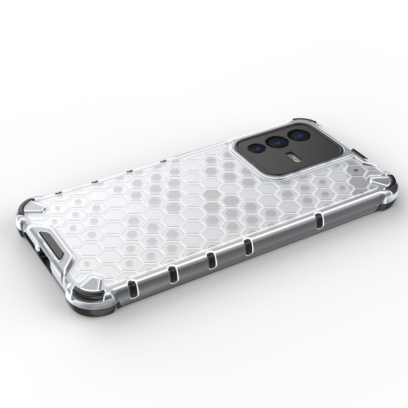 Honeycomb kotelo panssaroitu kansi geelirunko Vivo V23 5G musta
