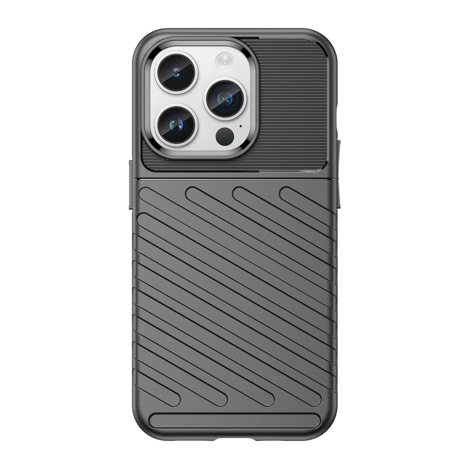 Thunder Case iPhone 14 Pro panssaroitu kotelo musta