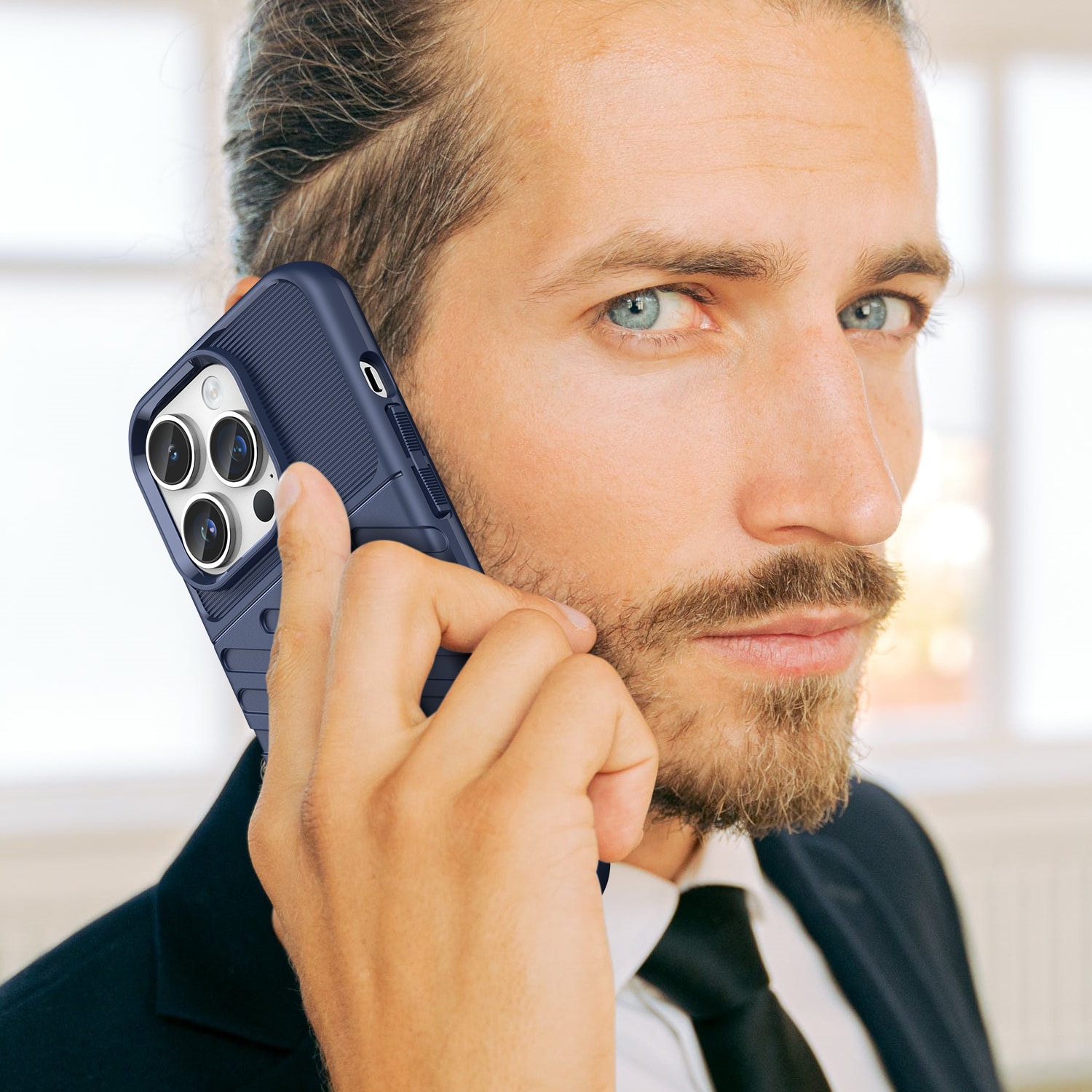 Thunder Case iPhone 14 Pro sininen panssaroitu kotelo