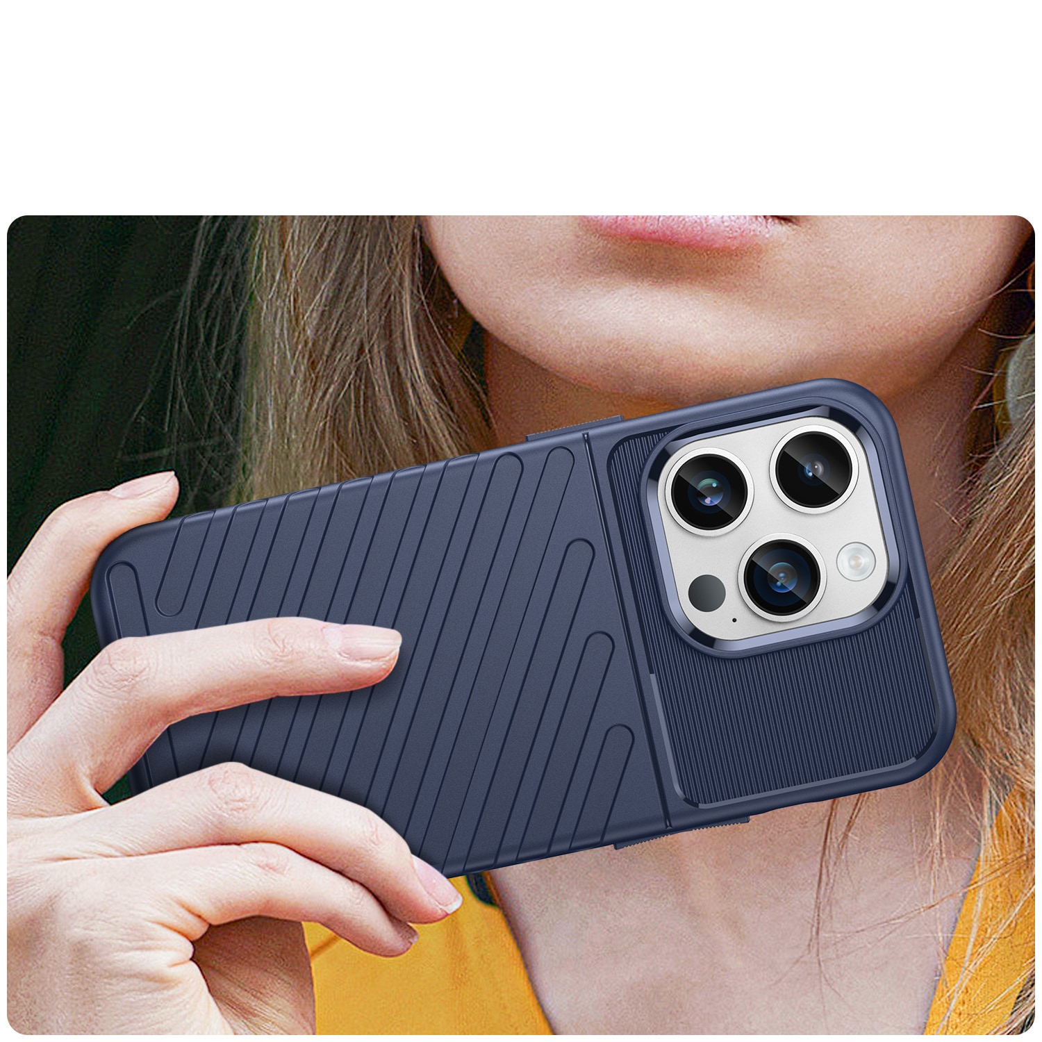 Thunder Case iPhone 14 Pro Max sininen panssaroitu kotelo
