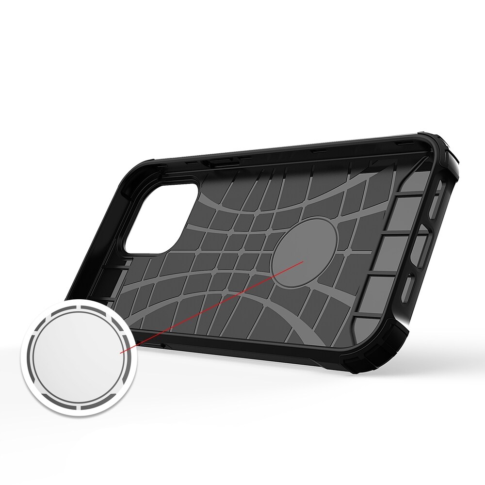 Hybrid Armor tapauksessa iPhone 14 Pro Max panssaroitu hybridi kansi sininen