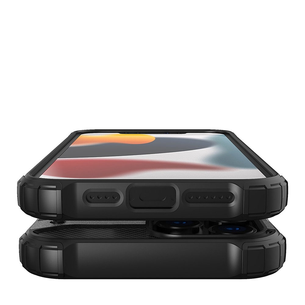 Hybrid Armor tapauksessa iPhone 14 Pro Max panssaroitu hybridi kansi sininen