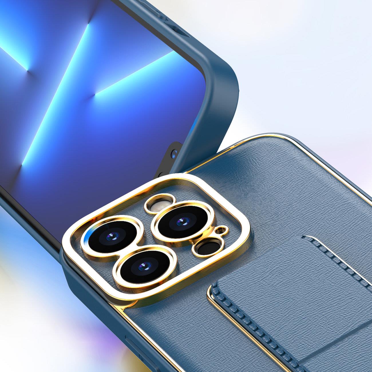 Uusi Kickstand Case tapauksessa iPhone 13 Pro jalustalla vaaleanpunainen