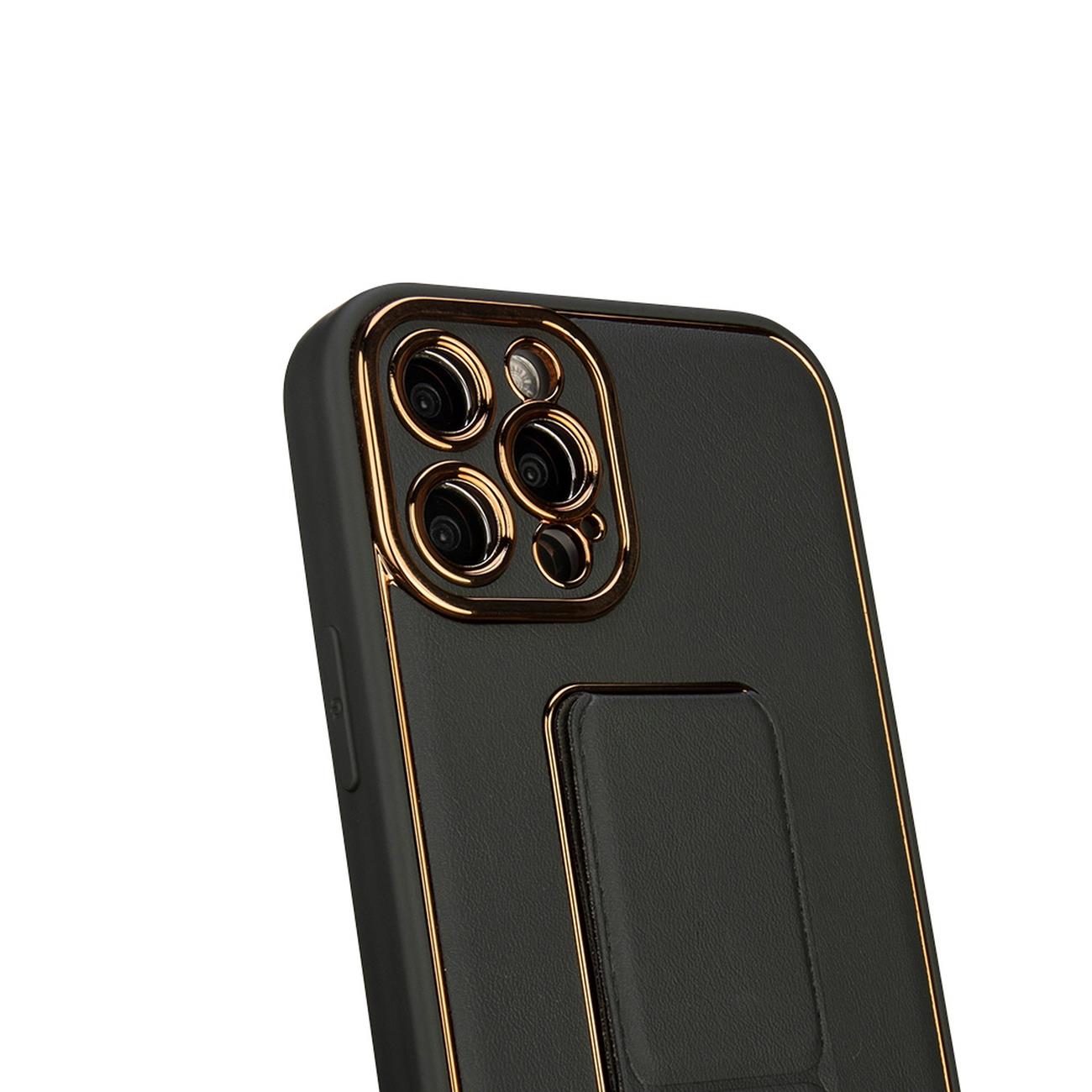 Uusi Kickstand Case tapauksessa iPhone 13 Pro jalustalla vaaleanpunainen