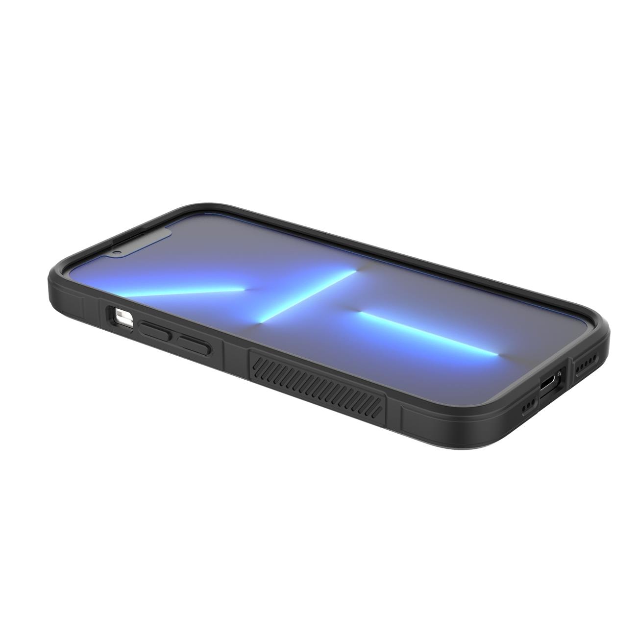 Magic Shield Kotelo iPhone 13 Pro Max joustava panssaroitu tummansininen